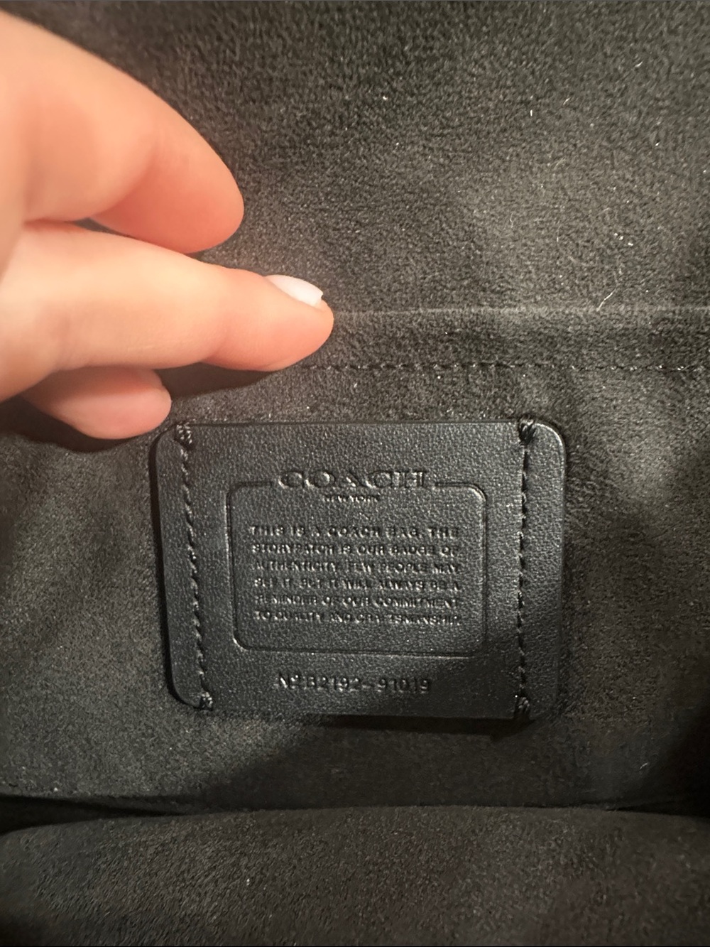 Coach Black Crossbody Bag with Gold Chain Strap - Picture 6 of 6
